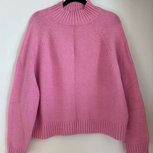 Old Navy Pink Turtleneck Sweater